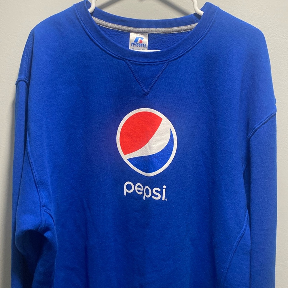 vintage pepsi russell athletic sweater